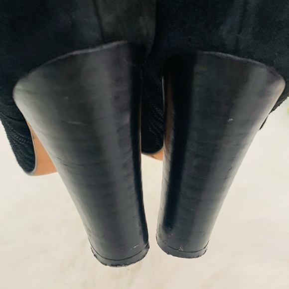 Ulla Johnson Black Aggie Embroidered Boots - Picture 7 of 11